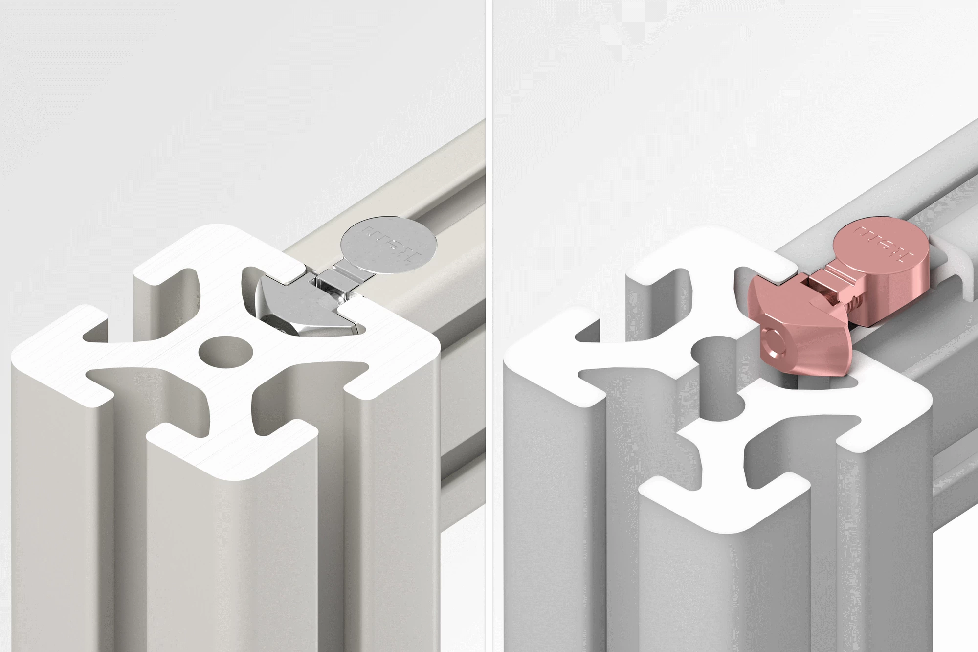 Universal-Fastening Set 5/8, bright zinc-plated » AluFlex Group